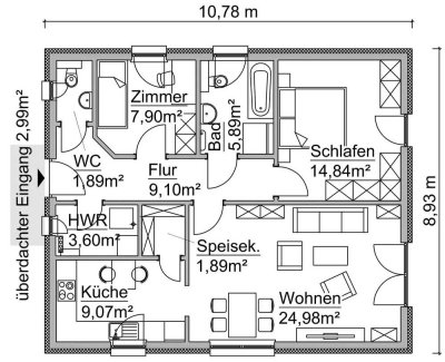 Klein - aber fein -Der ScanHaus - Bungalow