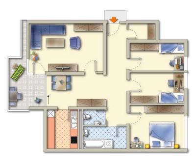 Attraktive und großzügige 4,5-Zimmer Wohnung mit Balkon in Remseck am Neckar
