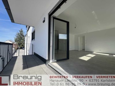 Neubau: 3-Zi.-OG-Wohnung mit Balkon und Abstellraum in Karlstein-Großwelzheim