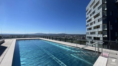 Exklusives Wohnen im Monte Verde Tower mit Loggia, Dachpool &amp; Concierge-Service I I 3-Zimmer-Neubau I Nähe Wienerberg