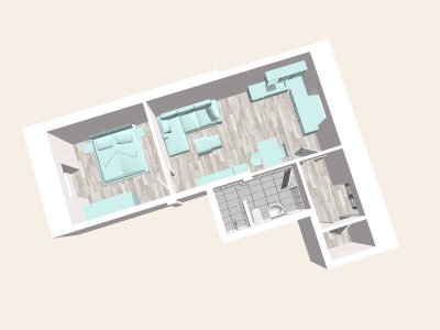 2-Zimmer Wohnung im Ortskern von Großmehring