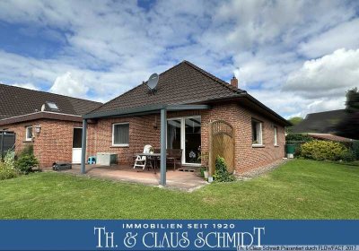 Ebenerdiger Bungalow mit Garage in ruhiger Siedlungslage von Jaderberg