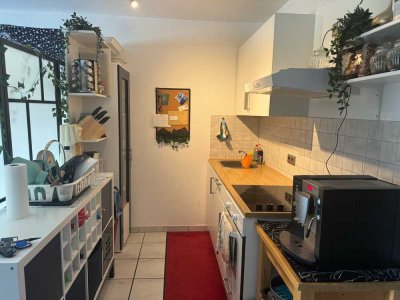 Gepflegte 1-Raum-Wohnung mit Balkon und tollem Ausblick