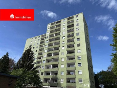 Solide Zwei-Zimmer-Wohnung mit Stellplatz in zentraler Lage von Bensheim