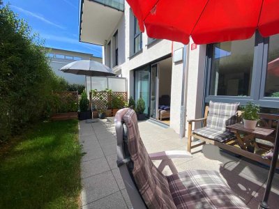 Modern ausgestattete 3-Zi.-Garten-Maisonettewohnung in ruhiger  Südlage