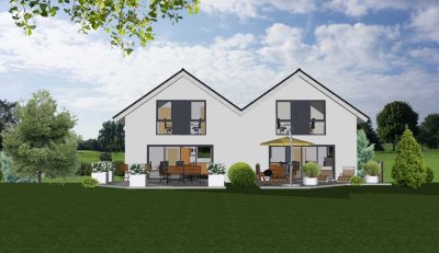 FAMILIENFREUNDLICHE DOPPELHAUSHÄLFTE (LINKS) INKL. GRUNDSTÜCK