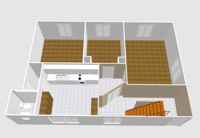 Neubezug nach Sanierung mit Einbauküche: Schöne 4-Raum-Wohnung in Kusterdingen Wankheim