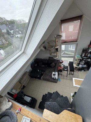 2-Zimmer-Dachgeschosswohnung mit Galerie und eigenem Garten