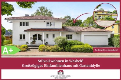 Stilvoll wohnen in Wasbek – Großzügiges Einfamilienhaus mit Gartenidylle!
