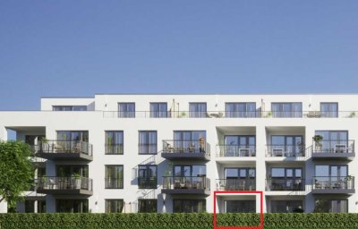 Erstbezug: Barrierefreie 70 m² EG-Wohnung mit Garten, Caritas-Service & TG-Stellplatz