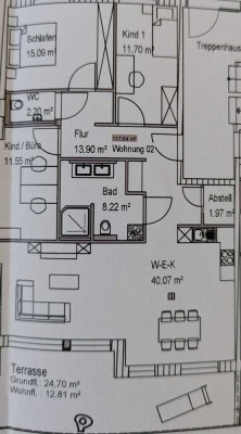 Neubau 4-Raum-Wohnung mit gehobener Innenausstattung
