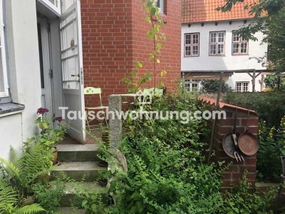 Tauschwohnung: Charmante Altbauwohnung mit Hofgarten