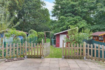 Wohnen wie im Reihenhaus: Erdgeschoss-Maisonette mit Garten & ausgebautem Keller