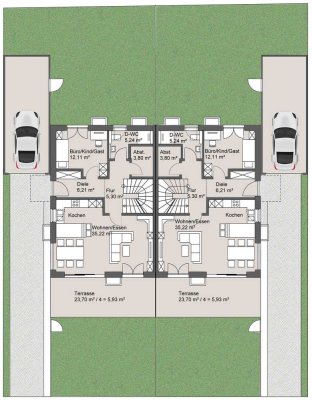 Vermietung einer Doppelhaushälfte in Töging