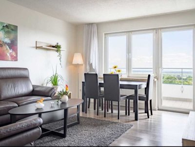 Völlig möblierte 2.0 Zi- Wohnung mit traumhaftem Ausblick, 980 € warm.