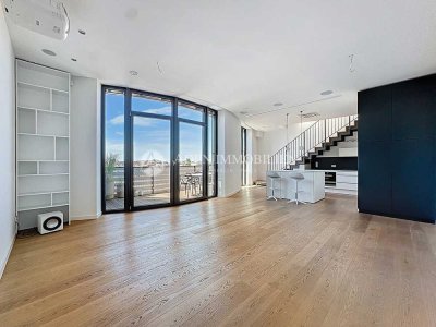 Luxus-Loft Fehrbelliner Höfe – Sauna, Terrasse mit Blick zum Fernsehturm & 2 TG-Stellplätze