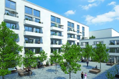 Helle Galerie-Wohnung im Candis mit Balkon