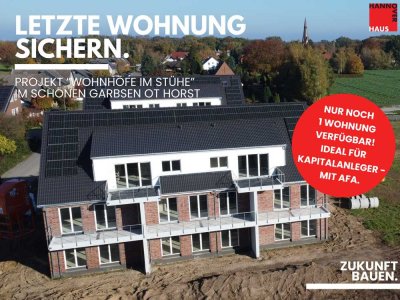 Letzte Wohnung sichern - ideal für Kapitalanleger! Traumhafte 2-Zimmer-ETW mit großem Garten!