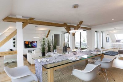 Ein Penthouse mit Terrasse in der Sachsenmetropole Leipzig