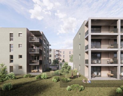 ERSTBEZUG "ein viertel grün" in Wr. Neustadt - fantastische 3 Zimmerwohnung mit Balkon und Tiefgaragenstellplatz - provisionsfrei