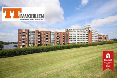 TT bietet an: 3-Zimmer-Eigentumswohnung mit Meer- und Hafenblick am Südstrand in Wilhelmshaven