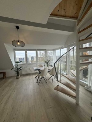 Besonderheit in Horn: Lichtdurchflutete Wohnung mit Galerie über 2 Ebenen
