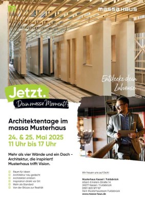 Architektentage im Musterhaus Fuldabrück 24 & 25 Mai 2025