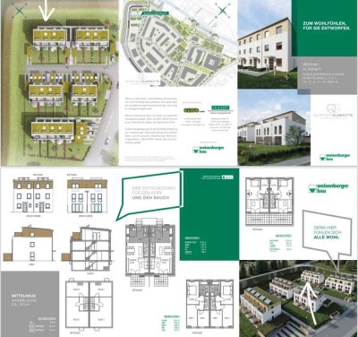 5-Raum-Reihenmittelhaus mit Garten, Dachterrasse und Keller Bj 2023 zu vermieten