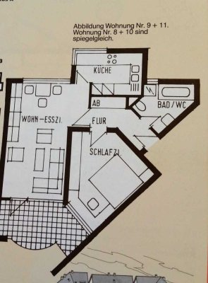Schöne, zentralgelegene, doch ruhige Wohnung