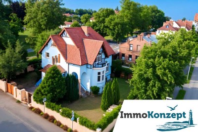 Historische Kapitänsvilla in Wolgast – maritimes Wahrzeichen mit einzigartigem Charme!