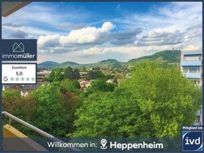 Gepflegte und renovierte 2ZKB ETW mit toller Aussicht in super Lage von Heppenheim a.d. Bergstraße!