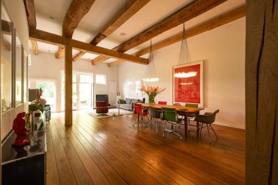 Historisches Wohnjuwel in Münster-Handorf – Stilvoll saniertes Hofensemble mit großem Garten