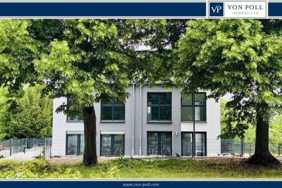 Gute Gesellschaft - energieeffizientes Doppelhaus in grüner Oase am Schwanenteich