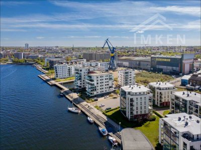 Exklusive 3 Zimmer-Wohnung • Inkl. Möbel und Stellplatz • Rostocker HafenCity