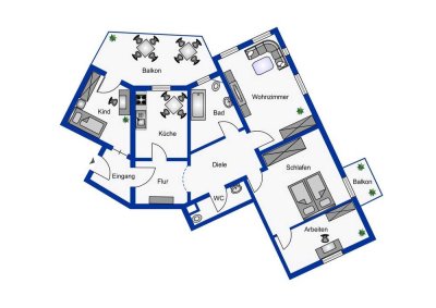 4 - Raumwohnung - Denkmal-AfA nutzen !!!