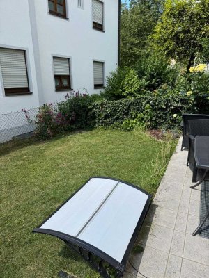 Schöne 2-Zimmer-Erdgeschosswohnung mit eigenem Garten und TG-Stellplatz in Neuburg