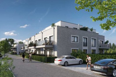 ERSTBEZUG: 
Charmante 3-Zimmer-Erdgeschosswohnung mit Terrasse sowie luxuriöser Ausstattung in Klei