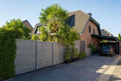 moderne Doppelhaushälfte mit Wannenkeller im Herzen von Rees