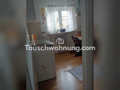 Tauschwohnung: Kleine 2z Wohnung nahe innenstadt gegen mind 2 zimmer