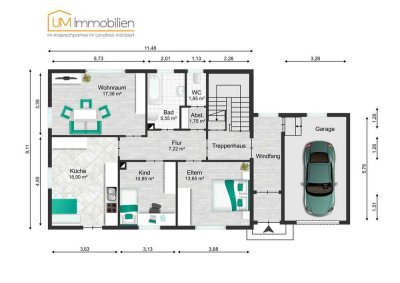 Solides Ein-/Zweifamilienhaus an der Grenze zu Mühldorf – vielseitig nutzbar und stadtnah gelegen