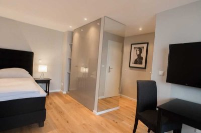 All-in Miete - zentral in Frankfurt - Möbliertes Apartment mit Balkon