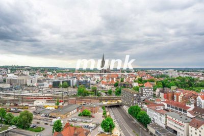 Luxuriöses Penthouse mit 360 Grad - Aussicht über die Ulmer Skyline!