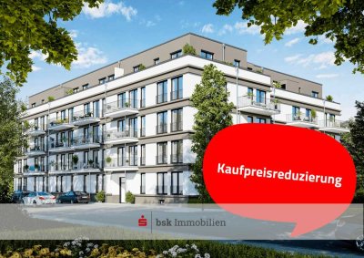 Neubau: gut geschnittene Wohnung im Dachgeschoss mit Stellplatz