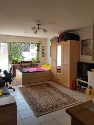 TAUSCHWOHNUNG - Helles 1-Zimmer-Apartment mit Balkon im Kreuzviertel – ca. 30 m²