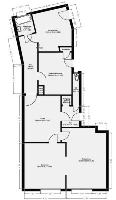 Vollständig renovierte Wohnung mit 4,5-ZKB & Balkon in Saarbrücken *Provisionsfrei*