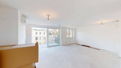 Helle 3 Zimmer Dachgeschosswohnung in Ruhelage