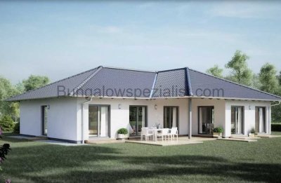 Bungalow 141 Qm mit Grundstt. in Bückeburg 5 Zi vom Bungalowspezialisten PV- Anlsge FB / Wp