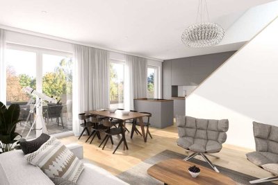 Traumhafte 4-Zimmer-Maisonette-Wohnung mit wunderschöner Süd-West Dachterrasse und tollem Ausblick