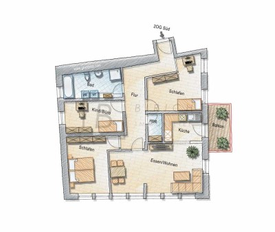 Kapitalanlage – Attraktive 4-Zimmer-Wohnung mit optimalem Grundriss