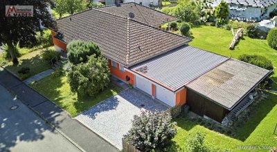 Romantischer Winkel-Bungalow in idyllischer Waldrand- Lage